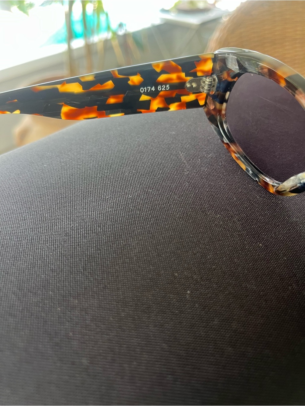 Vintage Alain Mikli Paris 0174 625 Mosaic Tortoise Sunglasses 90s Designer - Picture 8 of 8